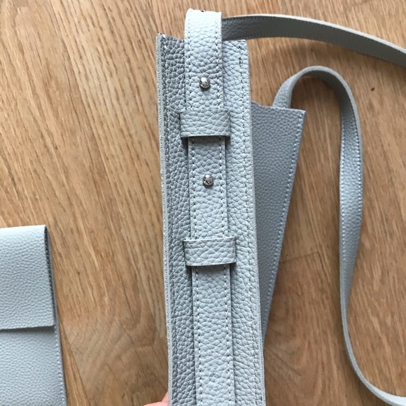 Dove Gray crossbody bag with insert - Picture 3 of 7